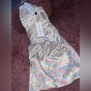 For Love  & Lemons Farrah Slip Dress